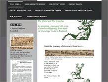 Tablet Screenshot of greenlyhistory.com